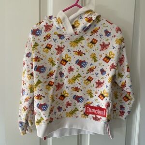 Disney Kids' White Hoodie Disneyland Resort Let’s Celebrate